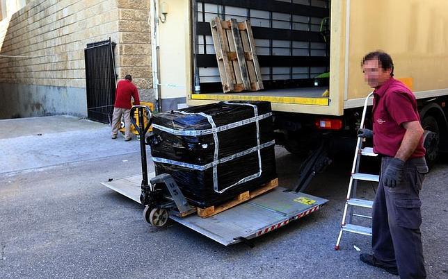 El hachs incautado en los ltimos das viaja  al bnker de Cdiz