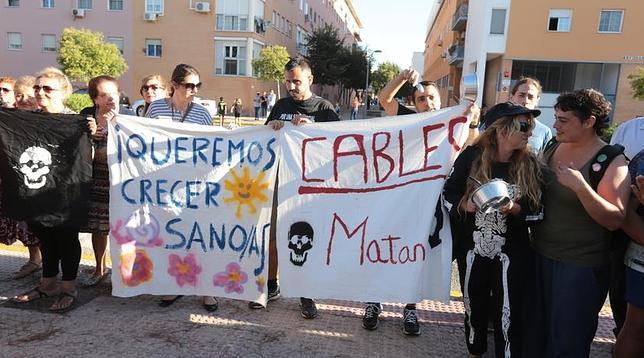 El Ro San Pedro se moviliza contra el tendido de alta tensin