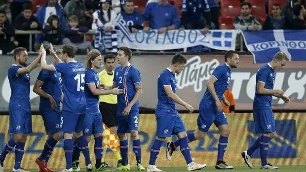 La selección de Islandia.