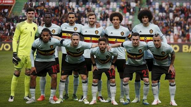 La selección de Bélgica.