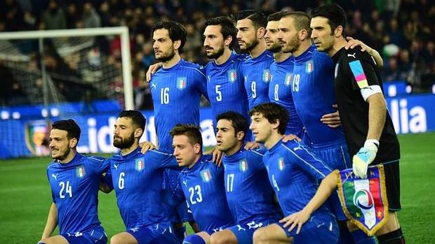 La selección de Italia.