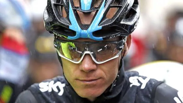 Chris Froome, durante una prueba ciclista.