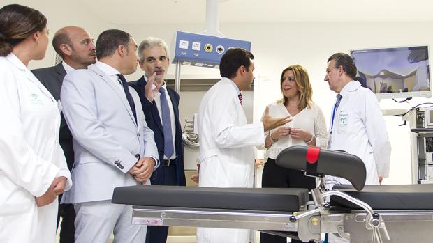 Susana Díaz, en la inauguración del Chare de Cártama, el pasado jueves