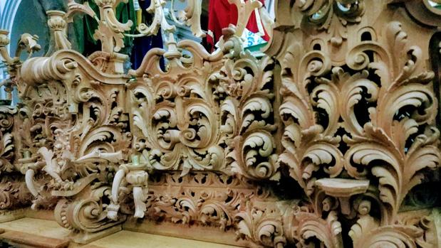 Los laterales del canasto, ya finalizados