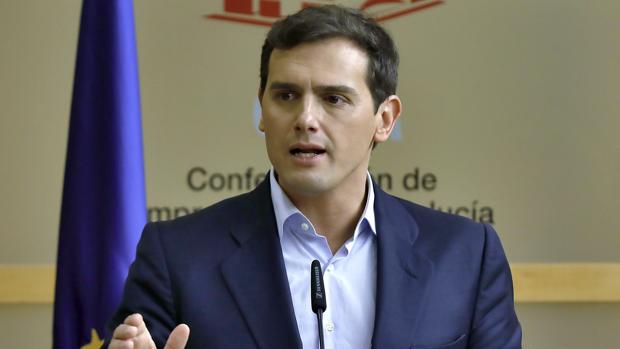 Albert Rivera, este jueves en Sevilla