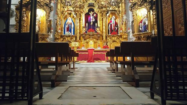 El cenizario estará bajo el suelo de la capilla del Nazareno