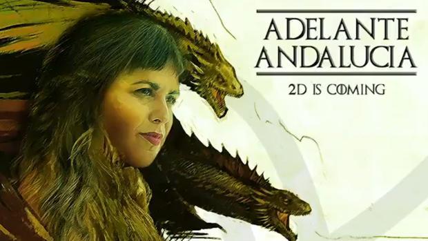 Teresa Rodríguez como la madre de dragones