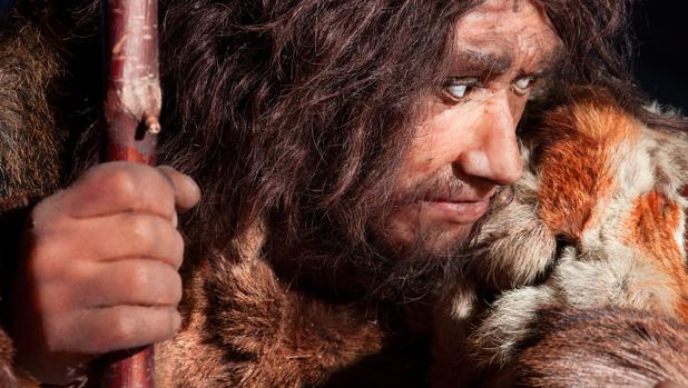Recreación de un neandertal