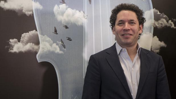 Gustavo Dudamel, ayer en Madrid