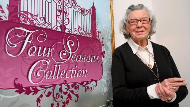 La escritora británica Rosamunde Pilcher