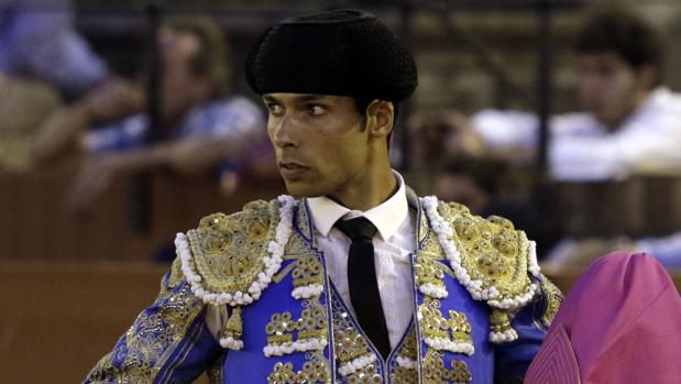 El novillero en el festejo de la pasada temporada en la Maestramza