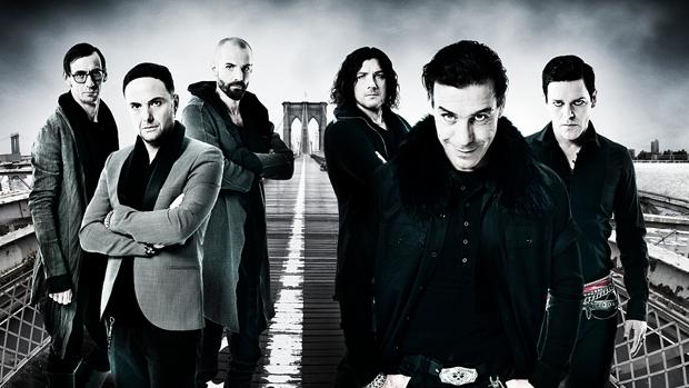 La banda alemana de metal Rammstein al completo