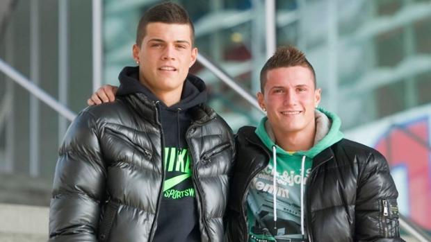 Taulant y Granit Xhaka, los primeros hermanos que son rivales en una Eurocopa