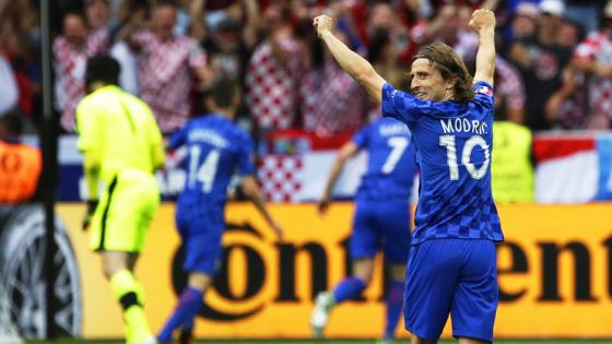 Modric, durante la Eurocopa 2016 de Francia