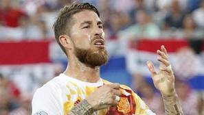 Ramos falló un penalti cuando más sufría España