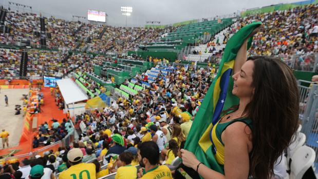 La fiesta de cada día en la playa de Copacabana