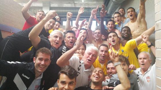 La felicidad del Alcobendas Sport tras asegurar la clasificación