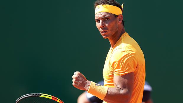 Nadal, durante la final de Montecarlo