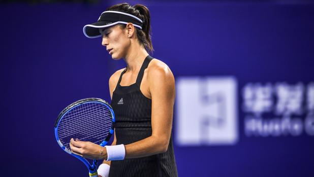 Muguruza, en el torneo de Zhuhái