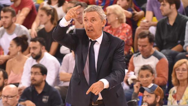 Pesic, durante un partido de esta temporada