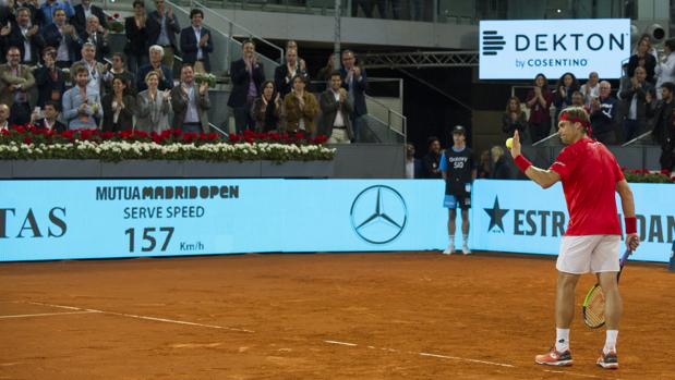 Ferrer, en su último saque