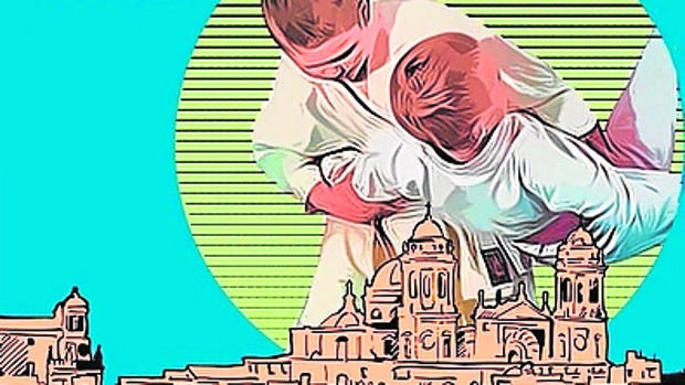 Cartel del encuentro provincial de judo.