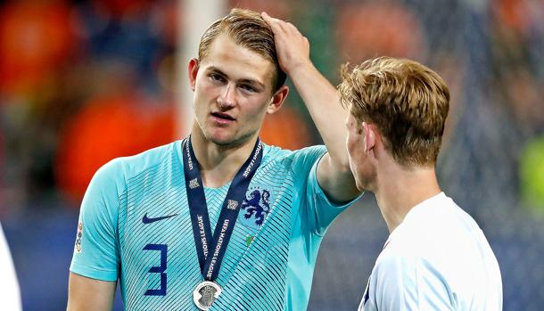 De Ligt tras el partido que Holanda disputó ante Portugal