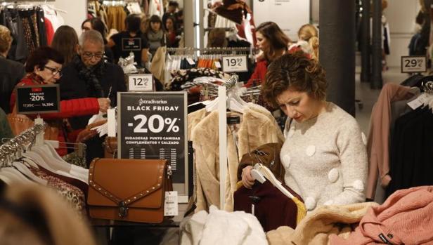 Compras por el Black Friday el pasado noviembre