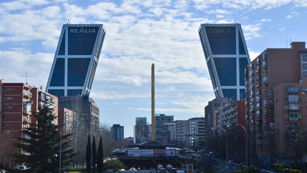 Imagen de Plaza Castilla, en el Paseo de la Castellana