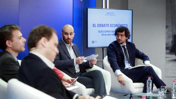 Los responsables de Economía de los cuatro partidos políticos principales
