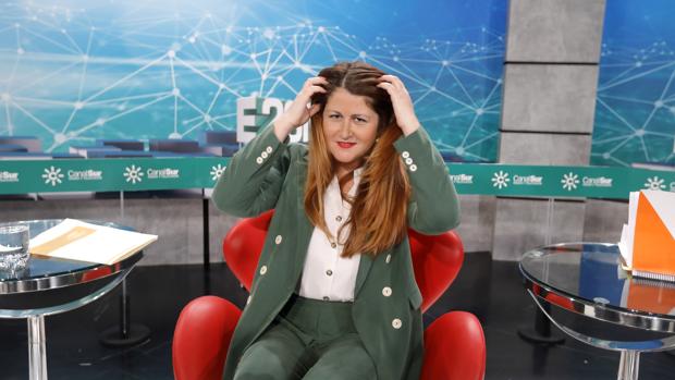 Susana Serrano en el debate de Canal Sur