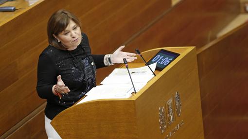 Isabel Bonig, durante una de sus intervenciones