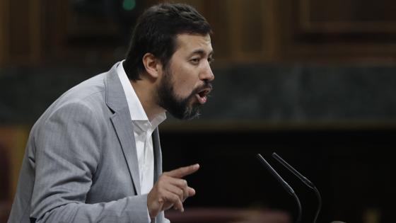 El portavoz de En Marea en el Congreso, Antón Gómez-Reino