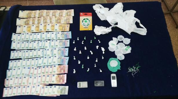 Imagen de lo incautado en la vivienda del barrio de Palomarejos