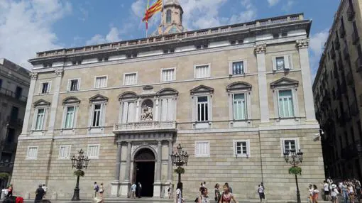 El Palau de la Generalitat, este jueves