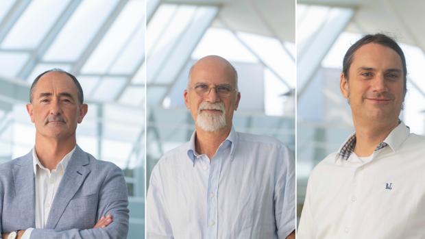 Luis Liz-Marzán, Maurizio Prato y Wolfgang Parak
