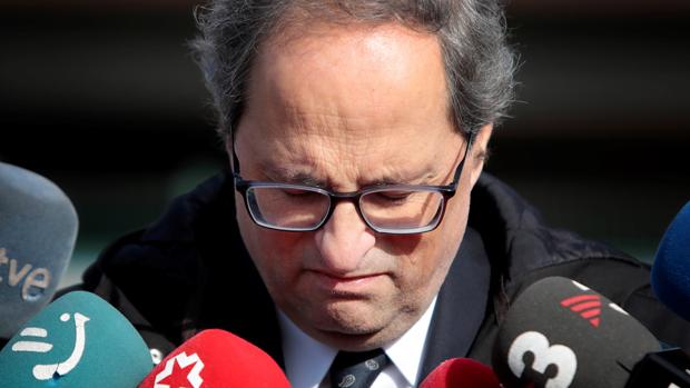 El presidente de la Generalitat, Quim Torra