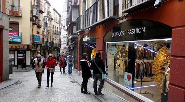 Calle Comercio, en el Casco Histórico de Toledo