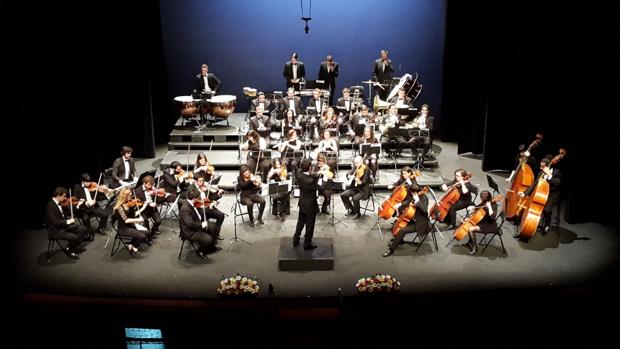 La Orquesta Filarmónica de La Mancha en una de sus actuaciones más recientes