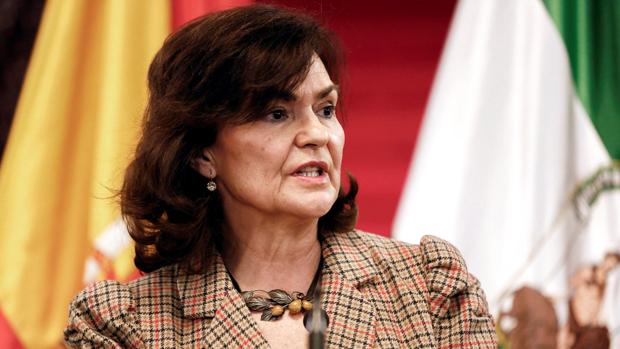Carmen Calvo, vicepresidenta del Gobierno