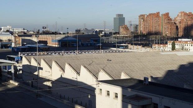 Cocheras de la EMT en Fuencarral