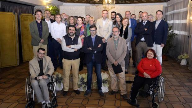 Miembros de la asociación «Nos gusta Puy du Fou en Toledo», este martes en «Venta de Aires»