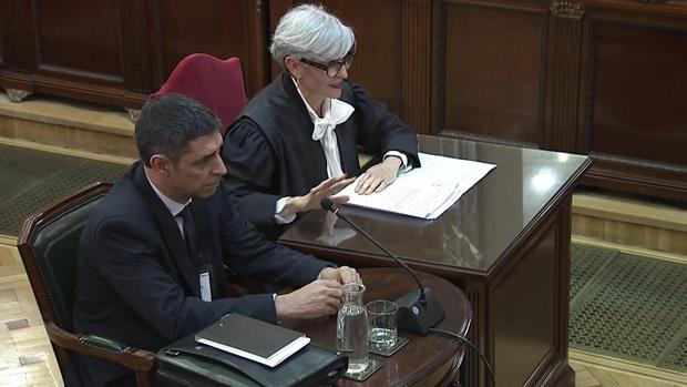 Josep Lluís Trapero, jefe de los Mossos d'Esquadra durante el 1-O