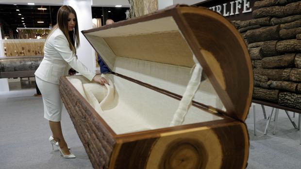 Imagen tomada esta semana en uno de los stands de Funermostra