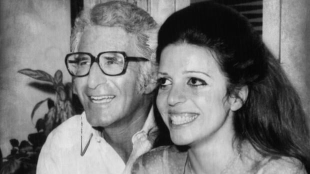 Christina Onassis con el constructor Joseph Bolker, con quien se casó en 1971