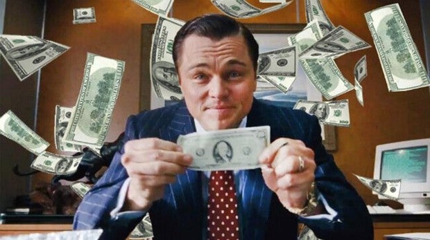 Imagen de la película «El lobo de Wall Street»