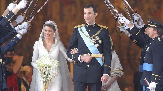 Don Felipe y Doña Letizia el día de su boda