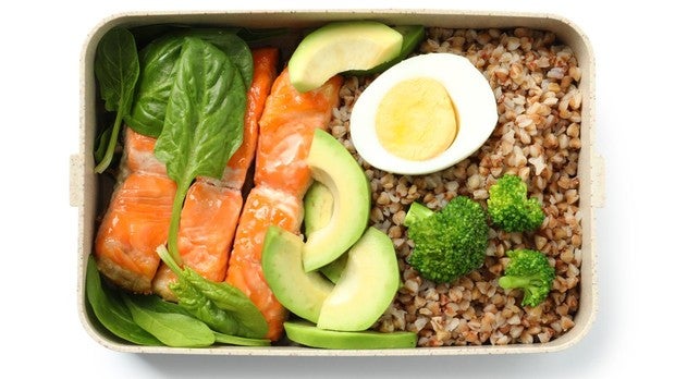 Una idea de tupper saludable.