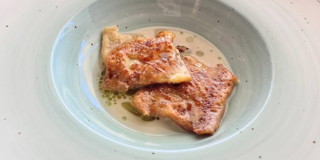 Los secretos de los raviolis de galeras con alboronía de Berdó