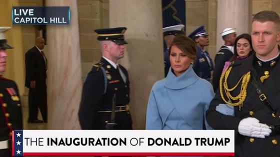 Aparición de la primera dama Melania Trump